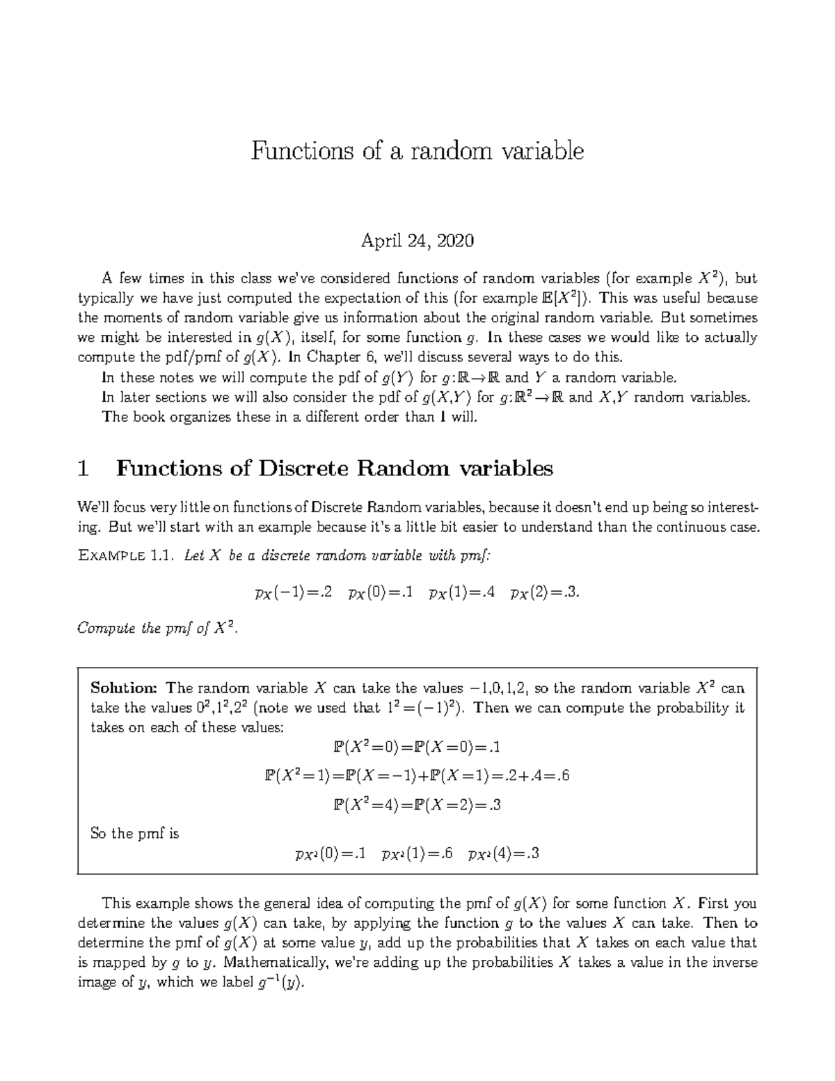 math-447-notes-from-class-functions-of-a-random-variable-april-24