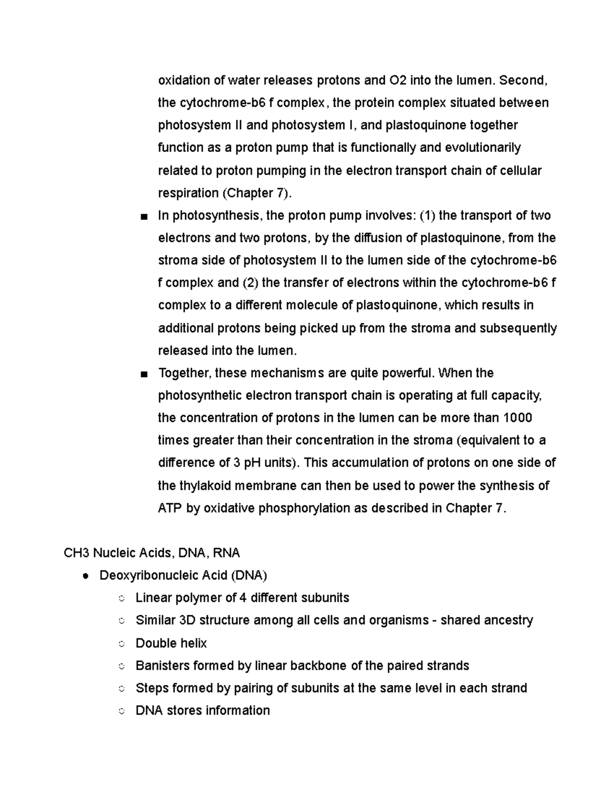 term paper on nucleic acid