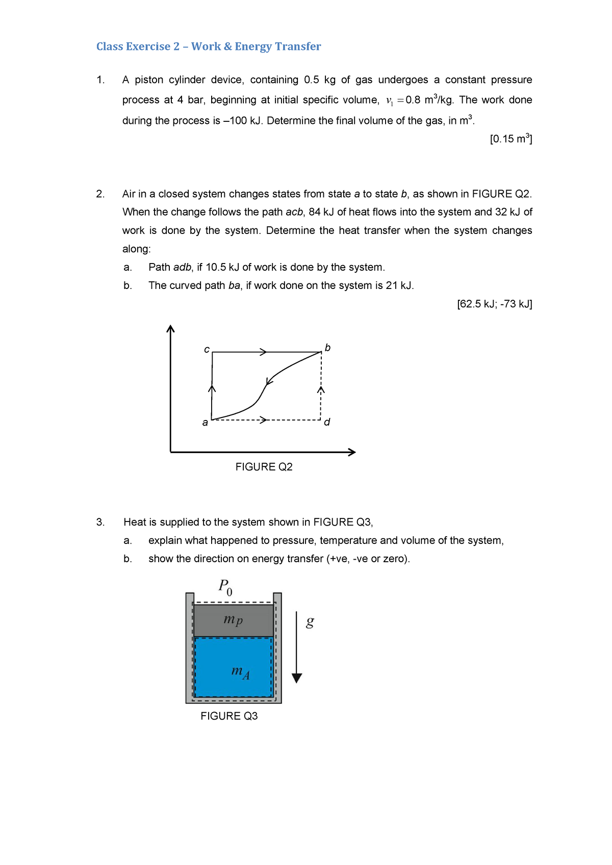 energy transfer assignment