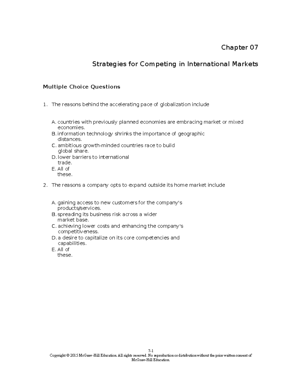 chapter-7-strategies-for-competing-in-international-markets-chapter