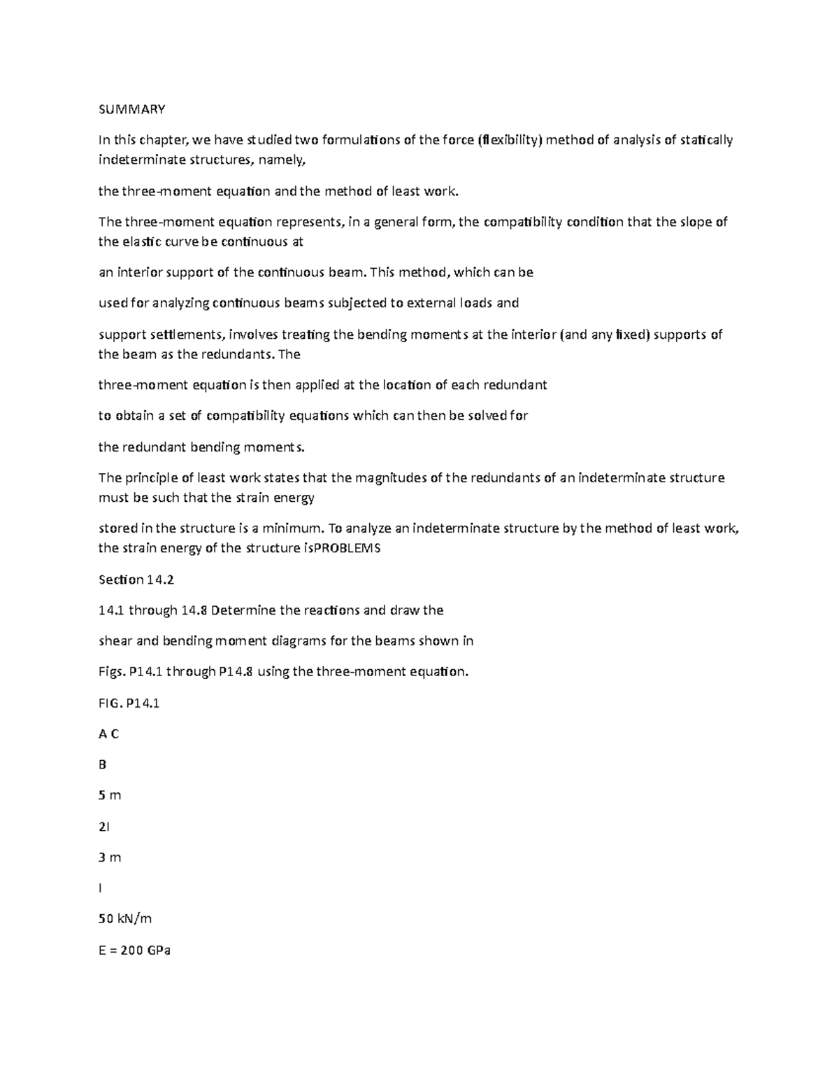 Doc13summary The threemoment equation represents, in a general form