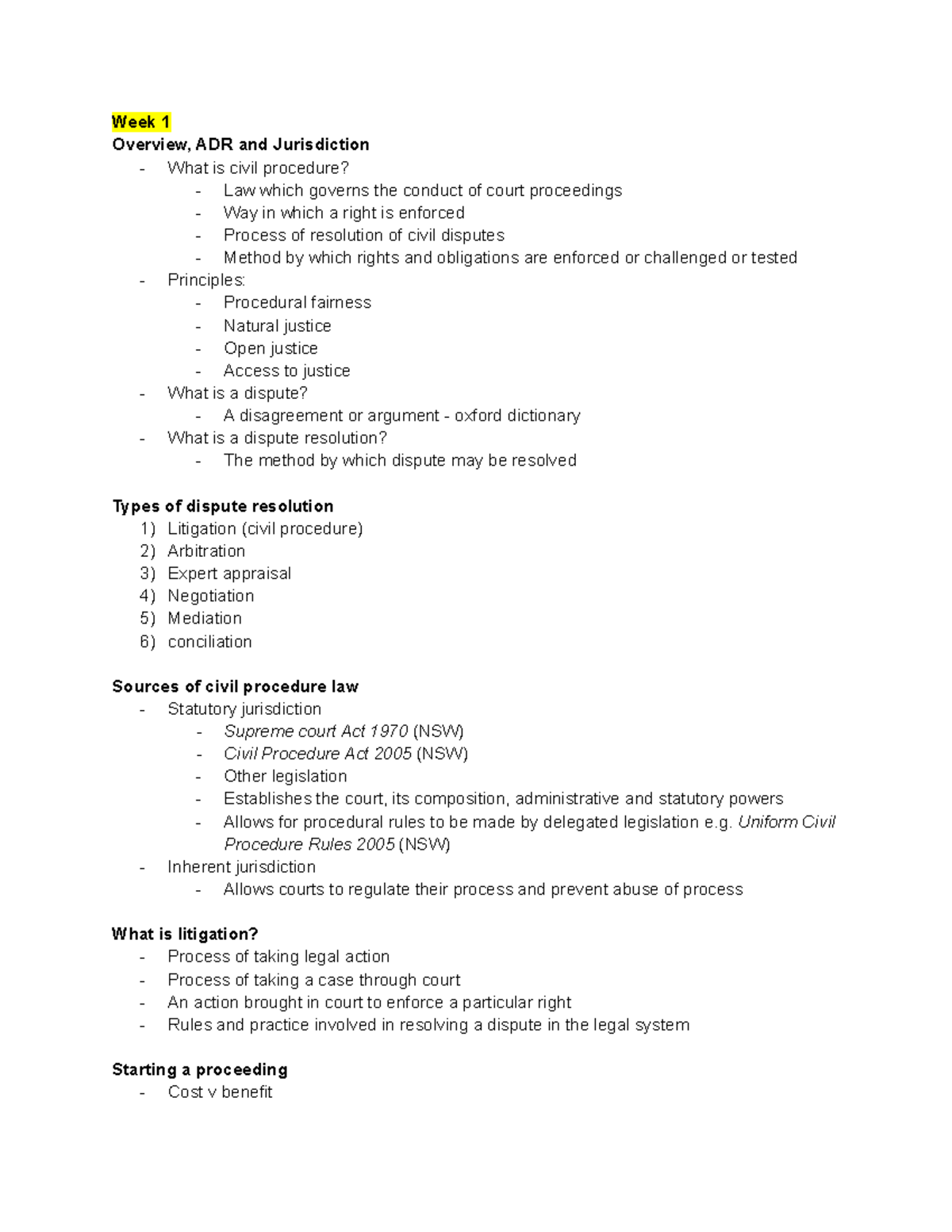 laws201-civil-proc-alt-dispute-lecture-2-week-1-overview-adr-and