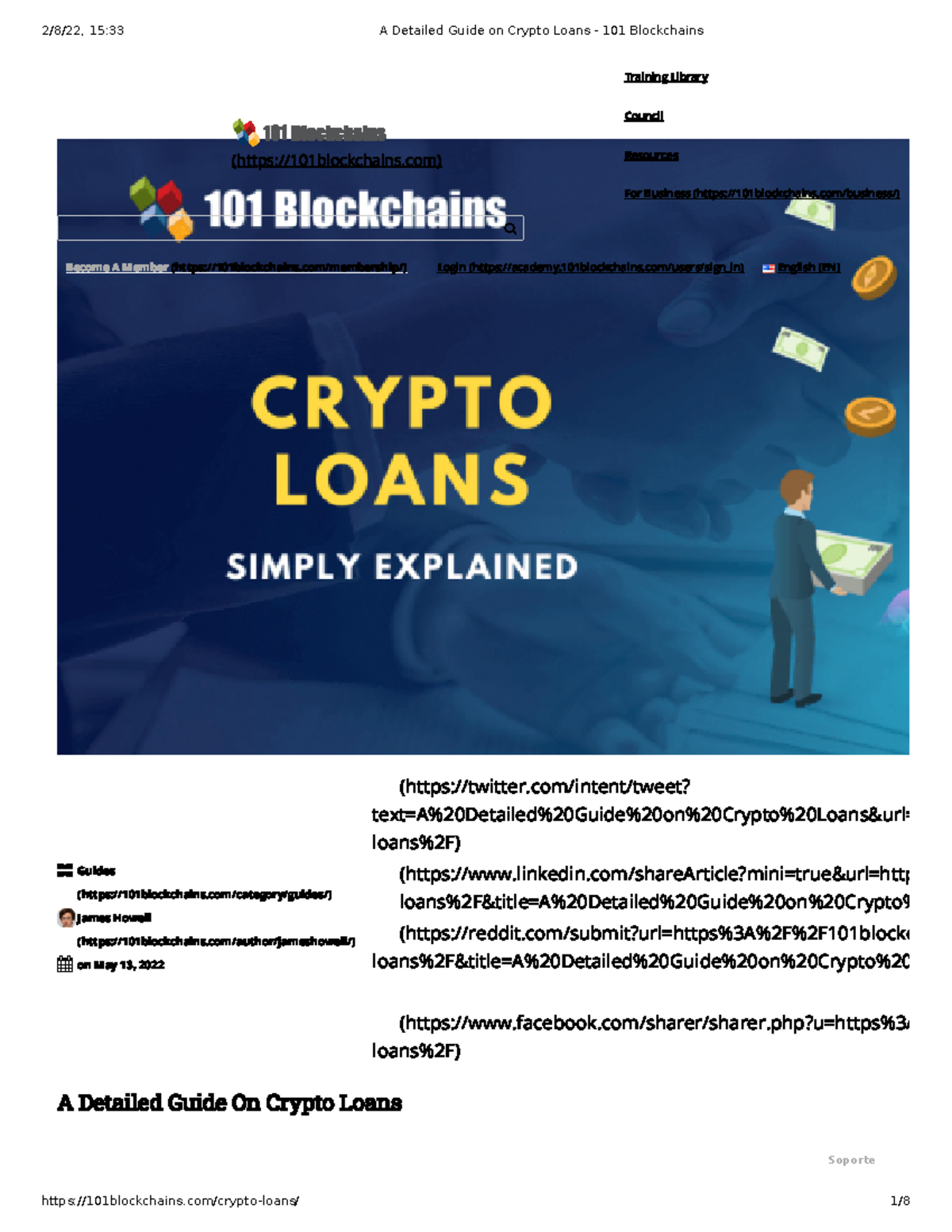 A Detailed Guide on Crypto Loans - 101 Blockchains - A Detailed Guide ...