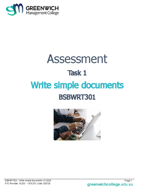 Bsbops 502+-+Assessment+Task+2+v2 - Assessment Task 2 Manage Business ...