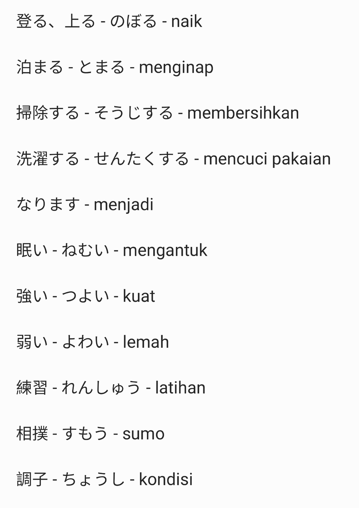 Kosakata Bahasa Jepang 220405 194238 Tingkat N5 - Nihongo Vocabulary ...