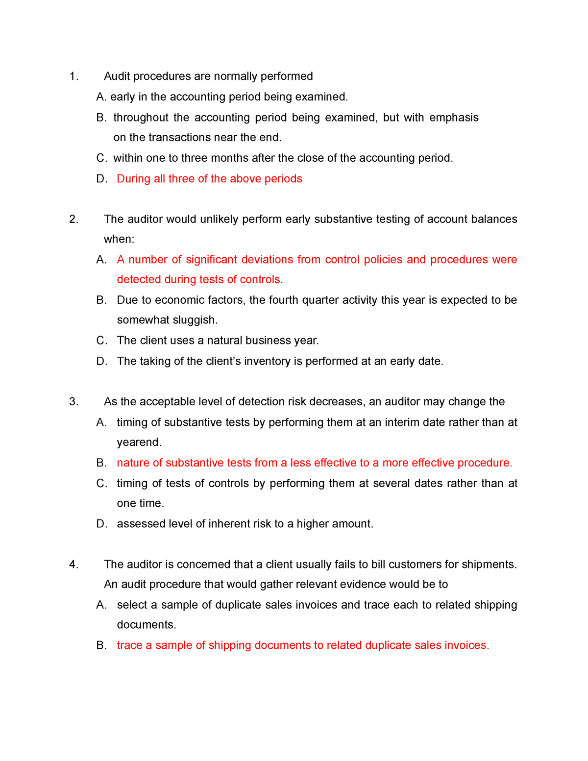 what is assignment of audit