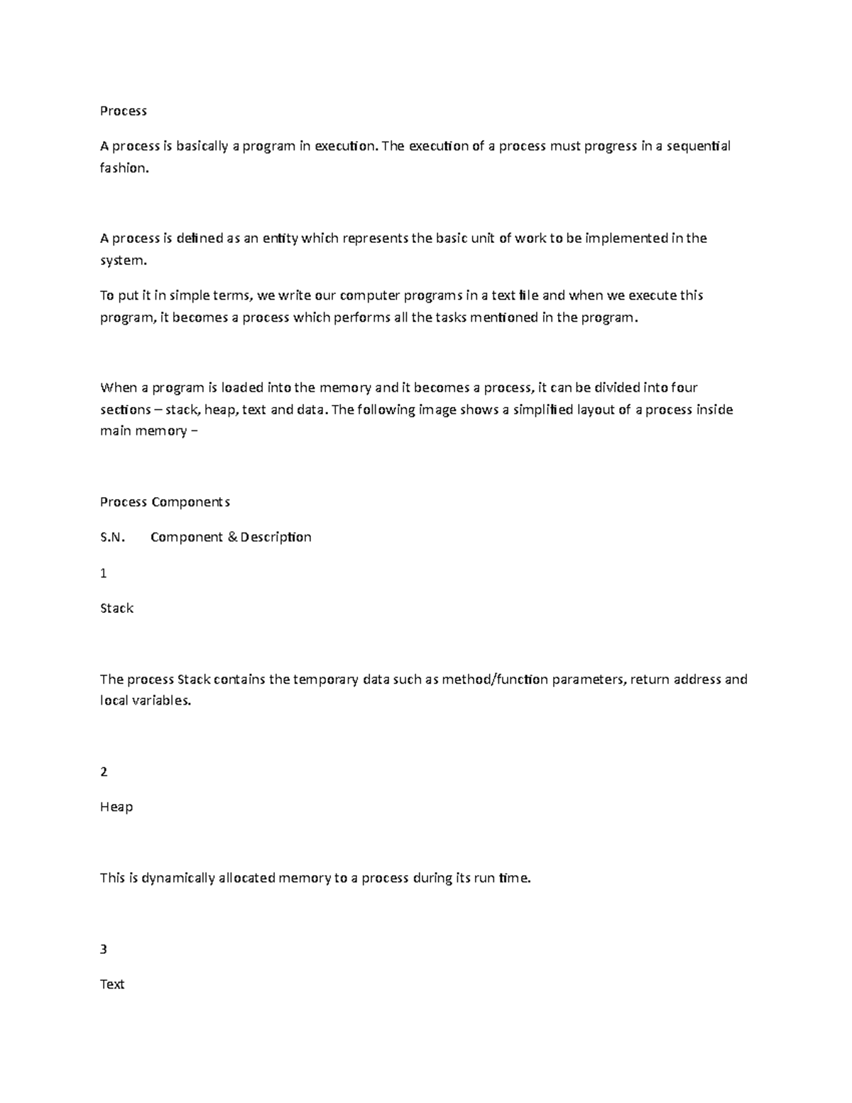 Process-WPS Office - Process - ProcessA process is basically a program ...