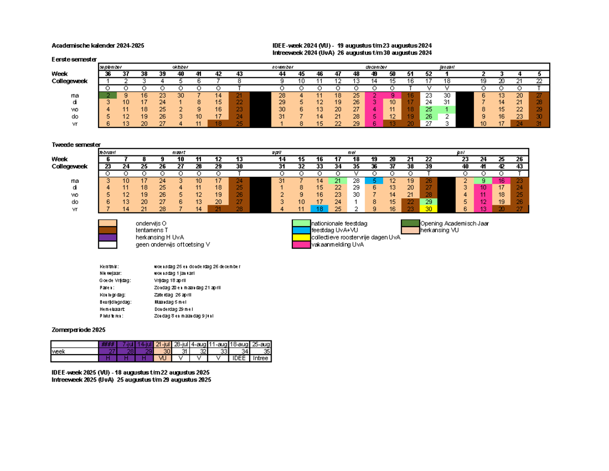 240326 academische-kalender-2024-2025-nl - Academische kalender 2024