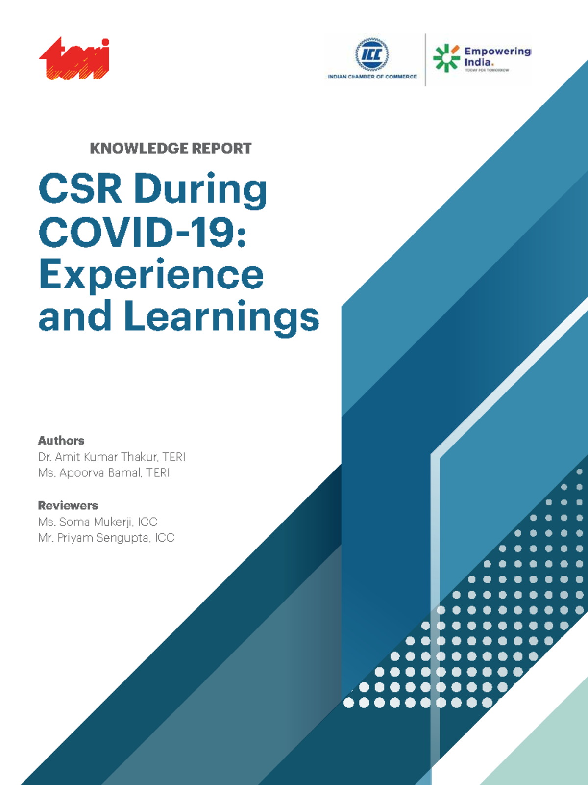 CSR during Covid-19 Knowledge Paper - i CSR During COVID-19: Experience ...