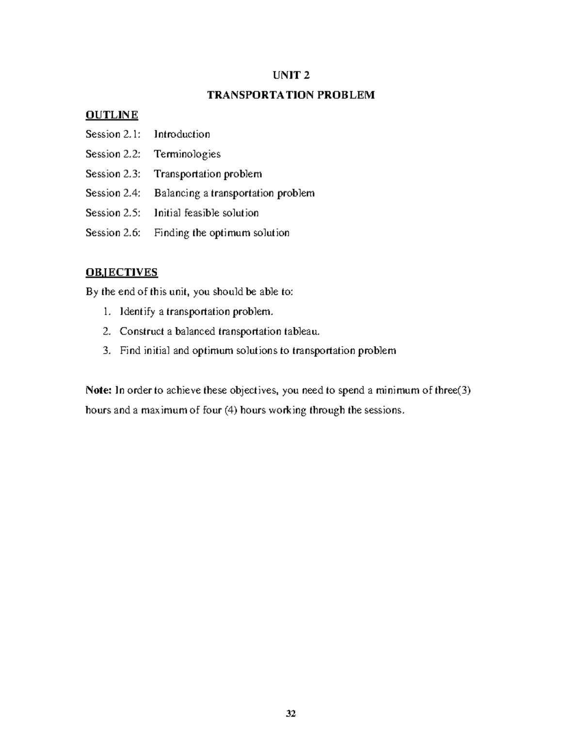Transportation Problem - Linear Algebra - NED University of Engineering ...