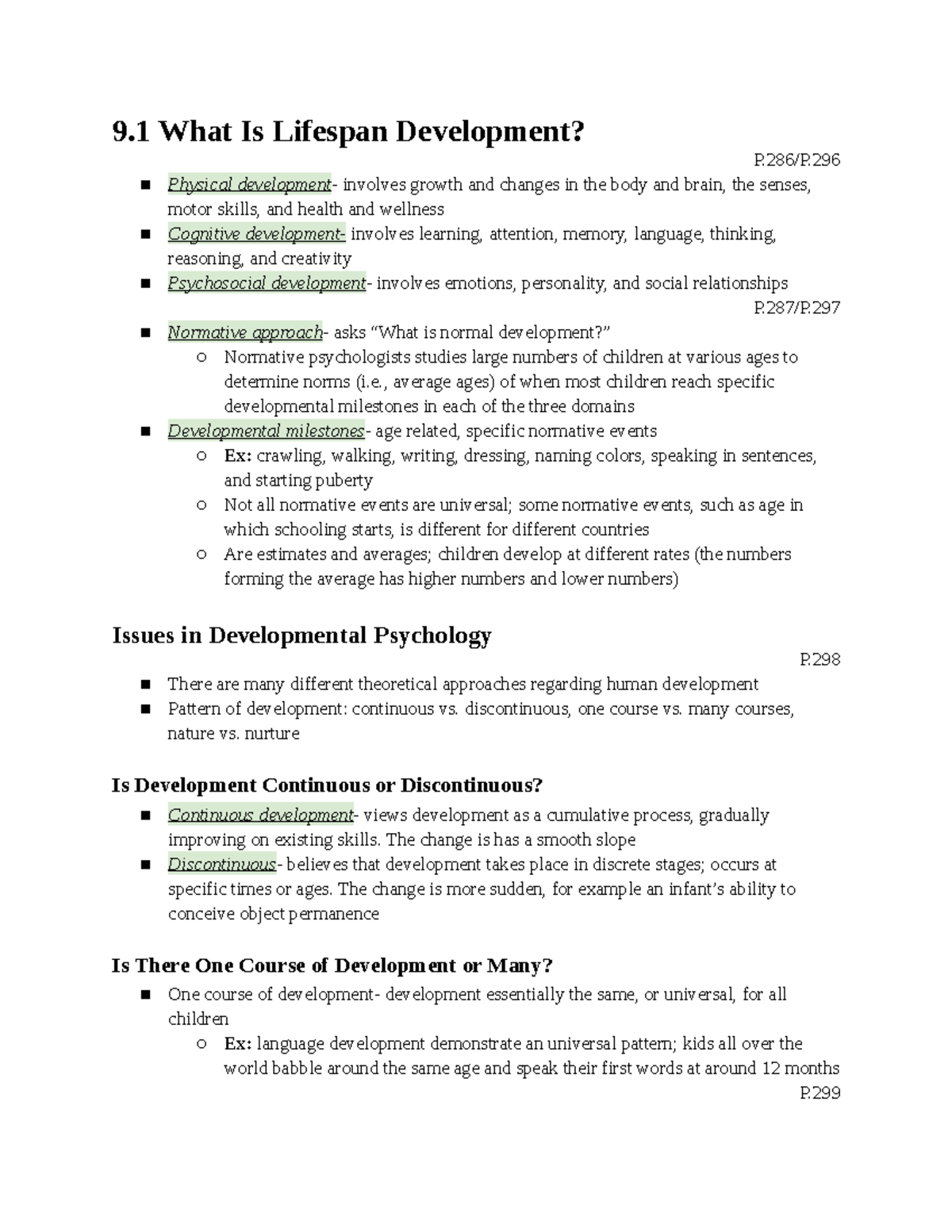 9.1: What Is Lifespan Development? – EEHHG