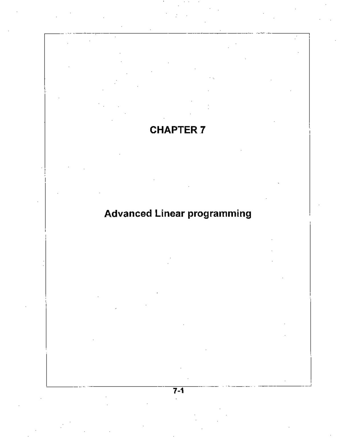 Capitulo 07. Programacion Lineal Avanzada - CHAPTER 7 Advanced Linear ...