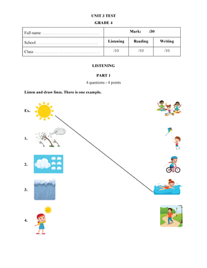 Grade 12 Unit 1 Life Stories - UNIT 1. LIFE STORIES Part I. PHONETICS I ...