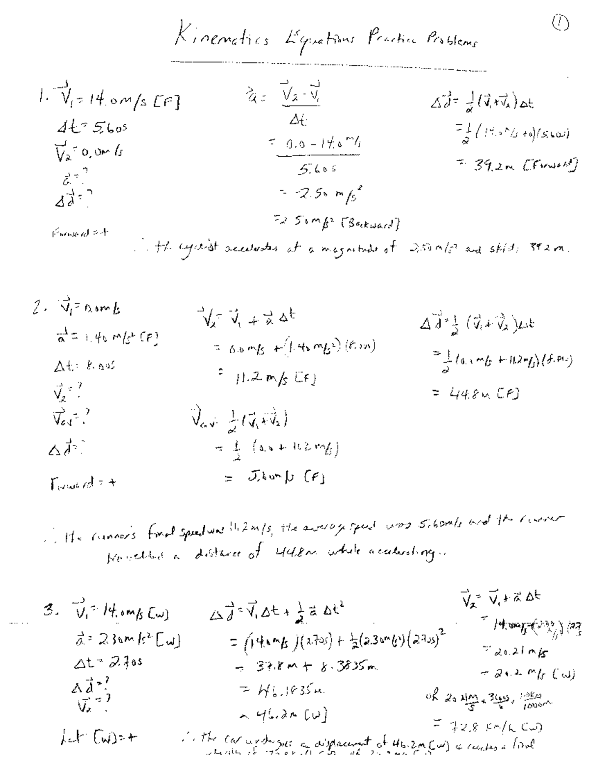 9-0-solutions-kinematics-equations-practice-problems-studocu