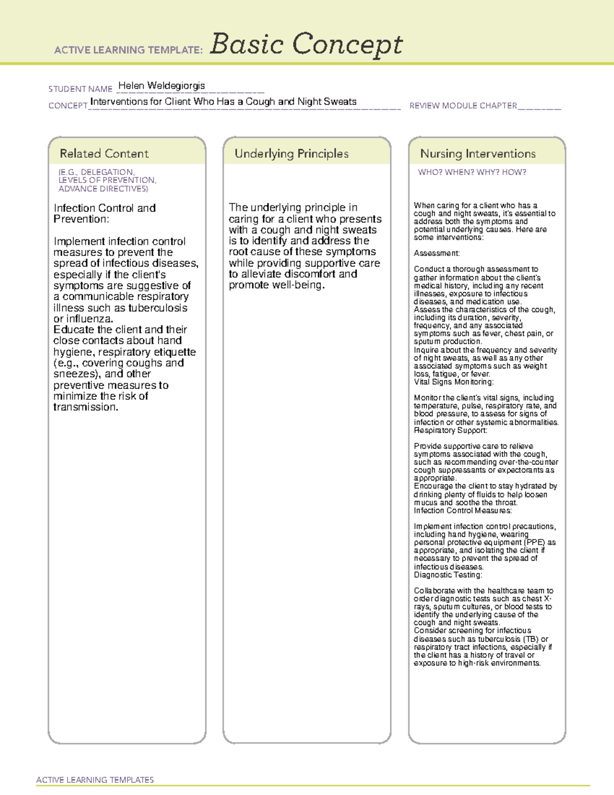 Basic Concept Blank-7 - Ati Templete - Active Learning Templates Basic 