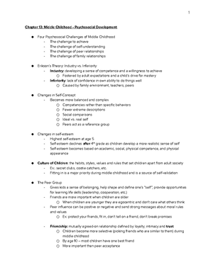 Chapter 6 - Developmental Psychology - Chapter 6: The First Two Years ...