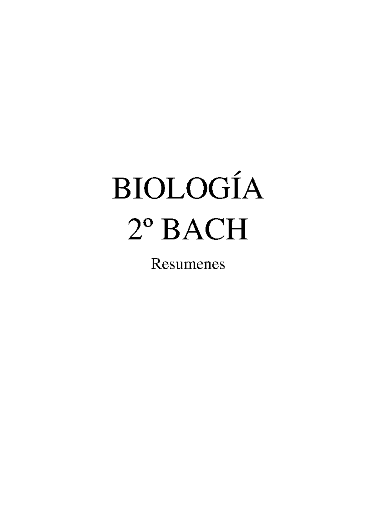 Resumenes - Resumen - BIOLOGÍA 2º BACH Resumenes E E 1 H E 2 δ- δ+ δ ...