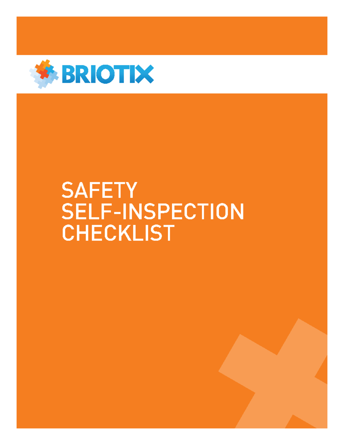 Ejemplo lista de verificación SAFETY SELFINSPECTION CHECKLIST PPACA