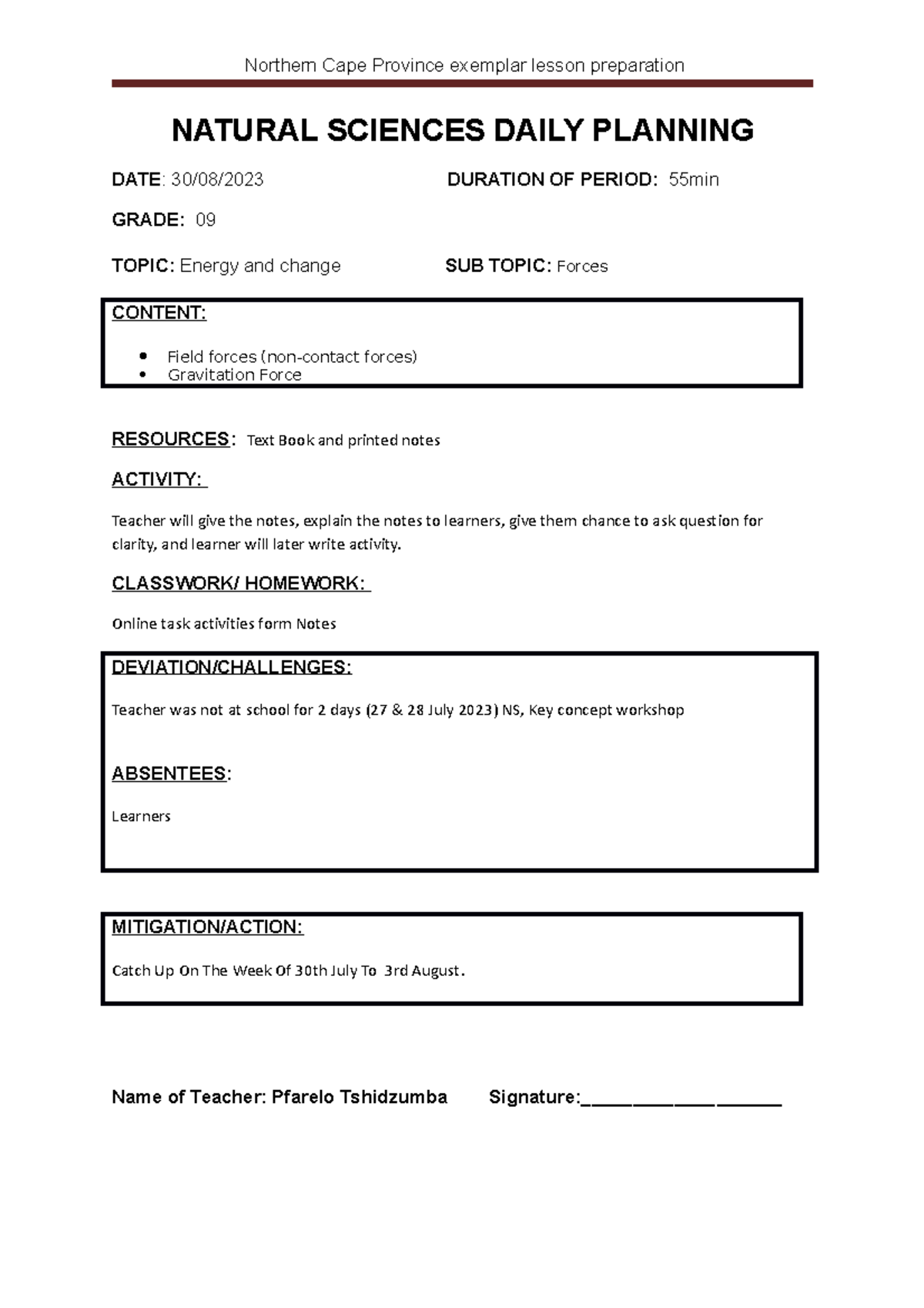 Natural Sciences 09 Daily Preparation exp-1 2 - NATURAL SCIENCES DAILY ...