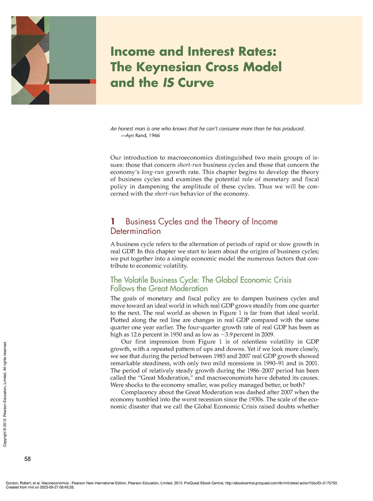 Macroeconomics Pearson New International Edition - (Pg 63-90) - Income ...