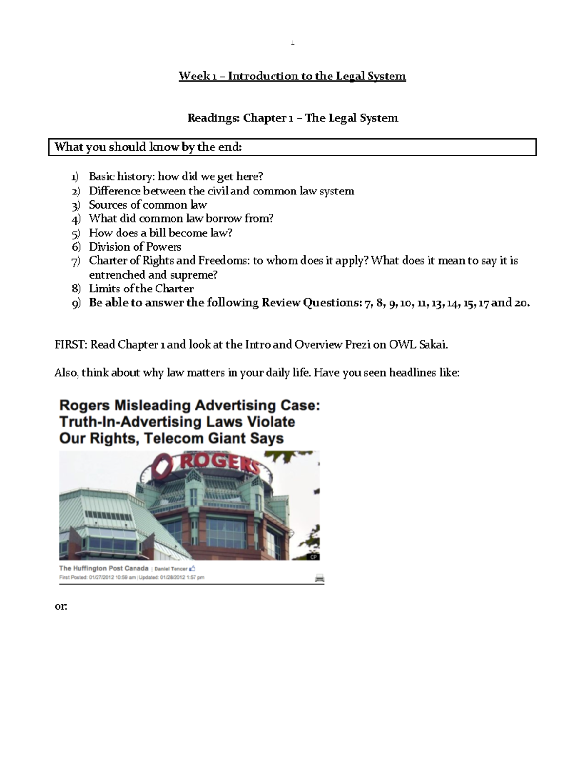 Chapter+2-updated+2016 - Week 1 – Introduction to the Legal System ...