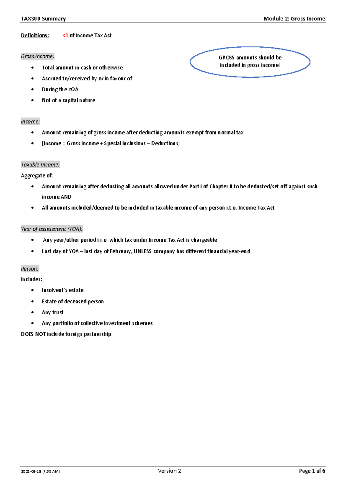 gross-income-summary-for-taxable-income-definitions-s1-of-income-tax