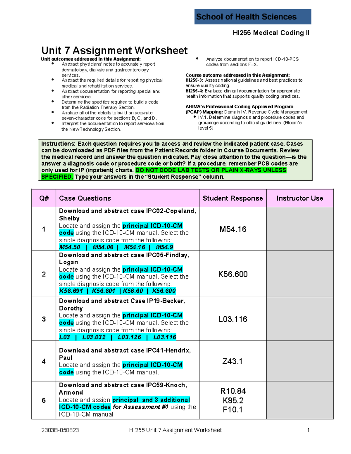 assignment in medical coding