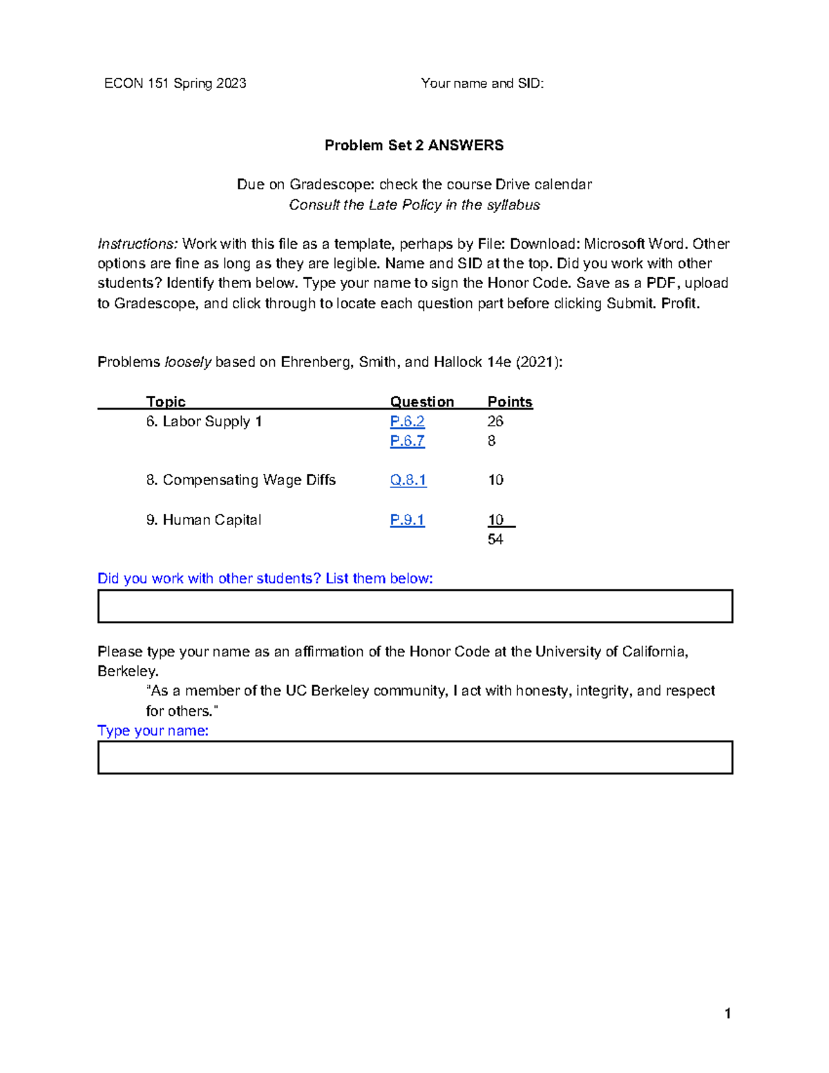 Econ+151+S23+Problem+Set+2+ Answers - Problem Set 2 ANSWERS Due on ...