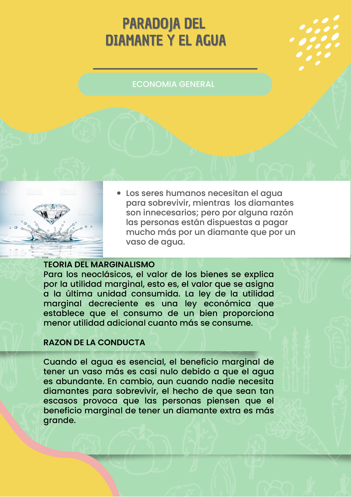 Infografía Sobre La Paradoja Del Diamante Y El Agua Paradoja Delparadoja Del Diamante Y El 1204