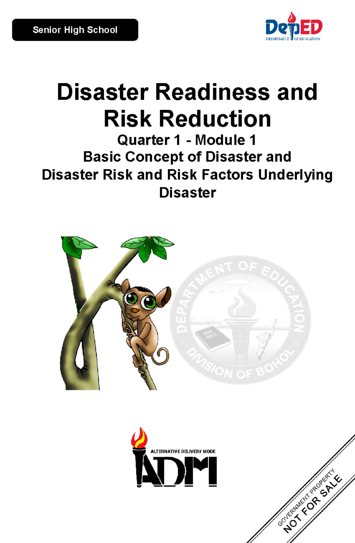 DRRR Q1 Module 1 - DISASTER READINESS AND RISK REDUCTION - Disaster ...