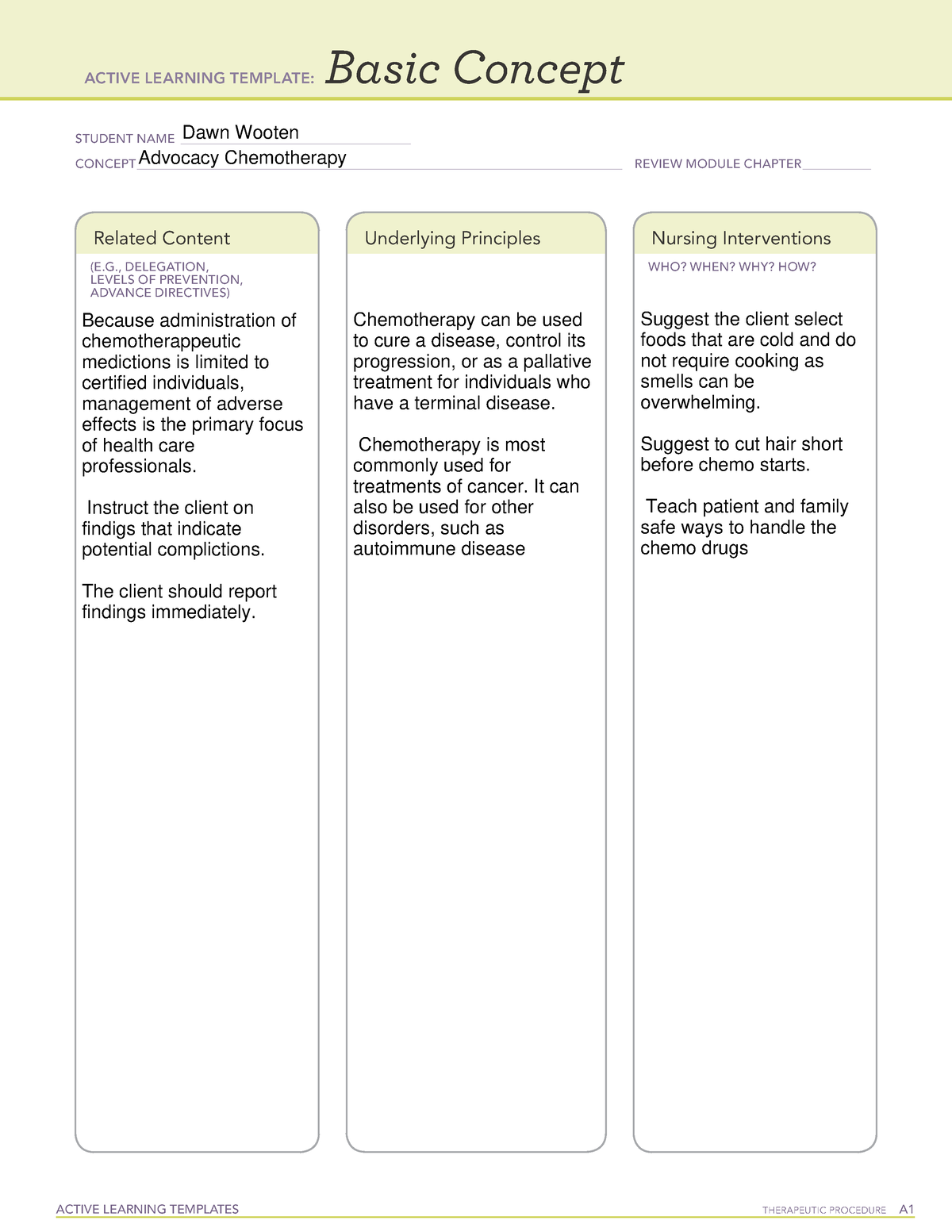 Active Learning Template Basic Concept - ACTIVE LEARNING TEMPLATES ...