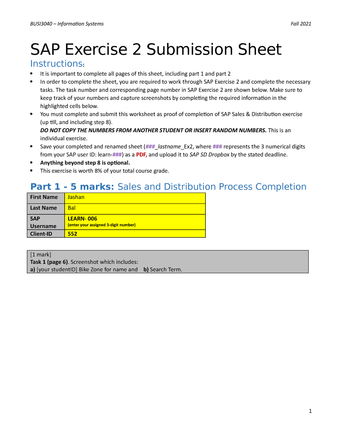 sap document assignment