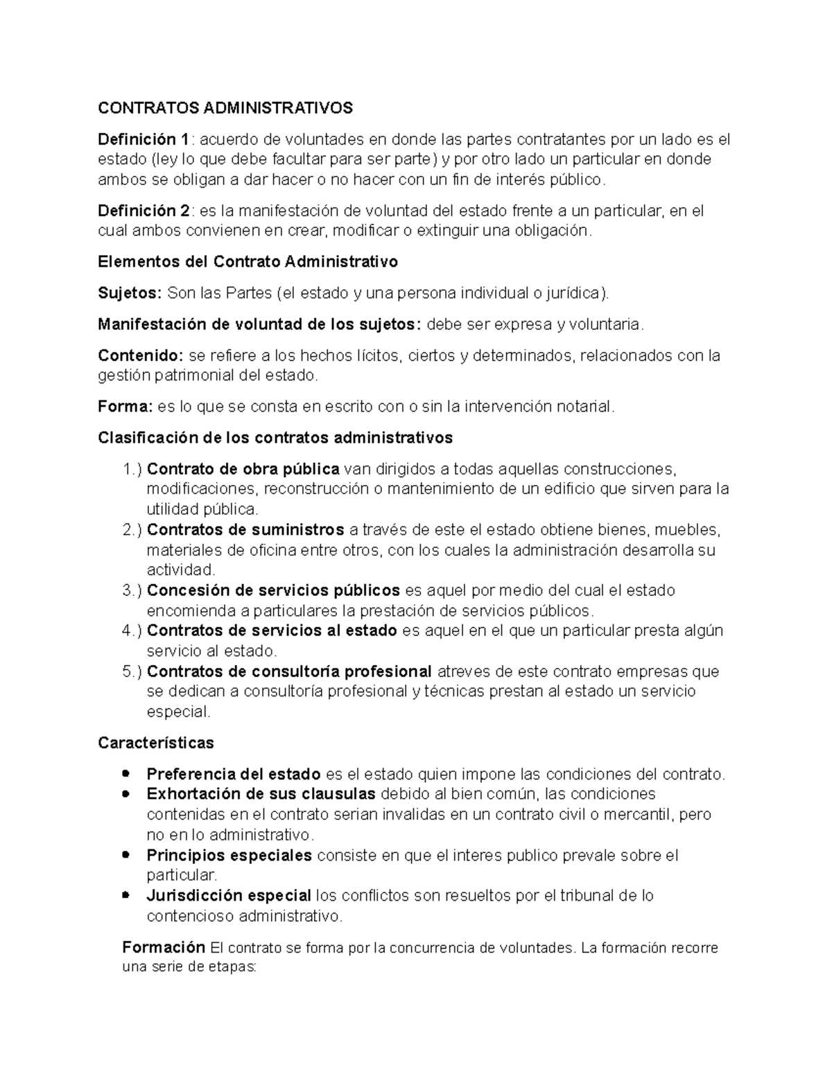 Contratos En Derecho Administrativo - CONTRATOS ADMINISTRATIVOS ...