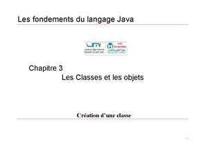 Examen JAVA avec la Correction - Examen : Langage de programmation Java ...