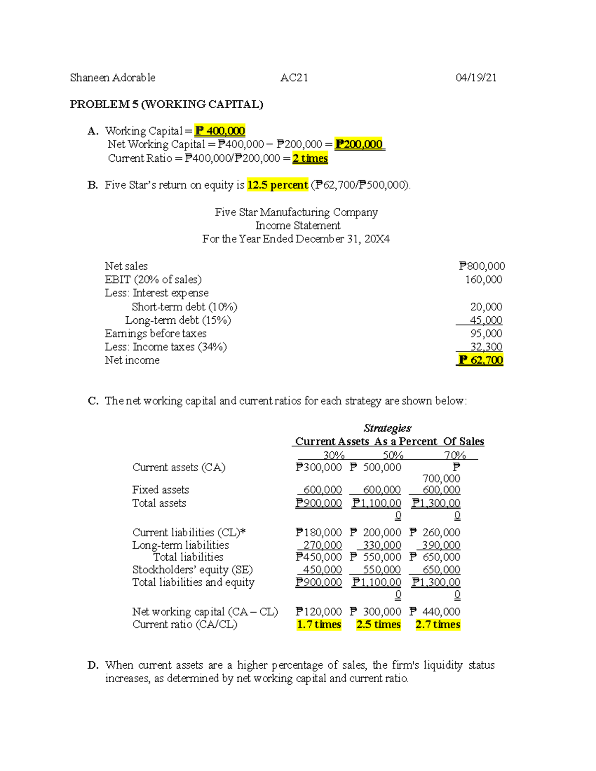 SW0002 - seatwork - Shaneen Adorable AC21 04/19/ PROBLEM 5 (WORKING ...