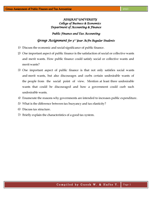 sample research proposal on taxation in ethiopia