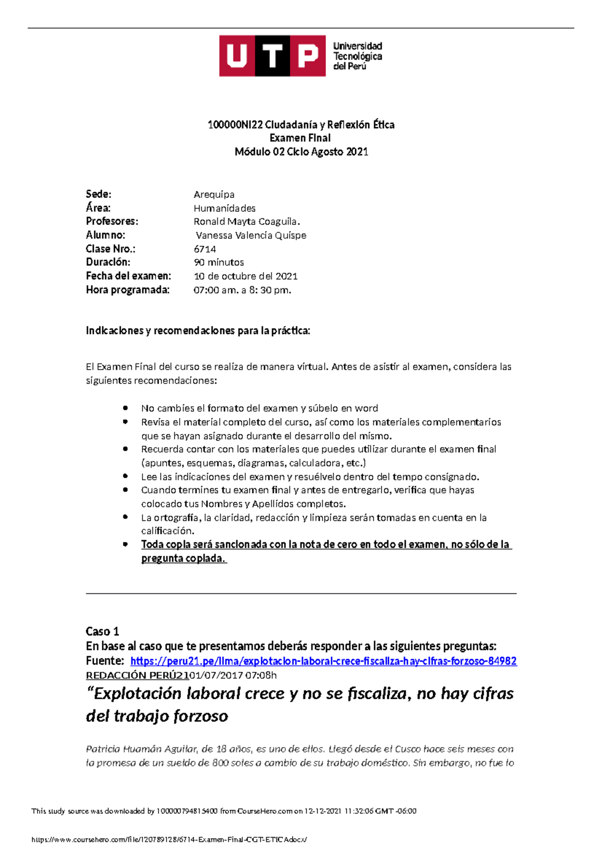 6714 Examen Final CGT Etica.docx - 100000NI22 Ciudadanía Y Reflexión ...