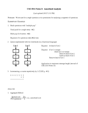 Notes 05 - Hashing - CSE 5311 Notes 5: Hashing (Last updated 1/12/21 11 ...