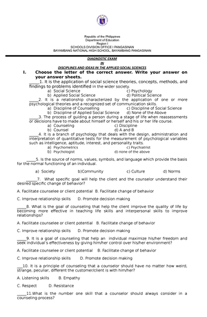 HG G12 Q1 Mod1 - Homeroom Guidance Program Module - ` Homeroom Guidance ...