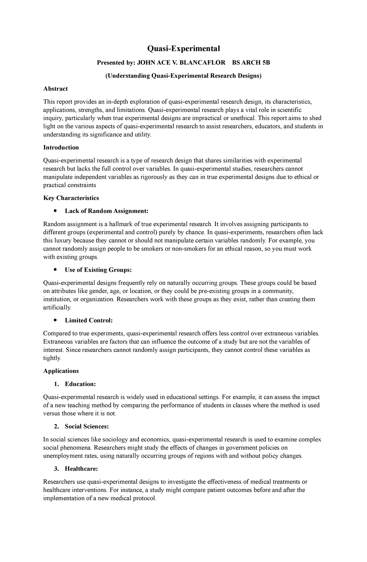 Quasi Experimental Quasi Experimental Presented By JOHN ACE V   Thumb 1200 1835 