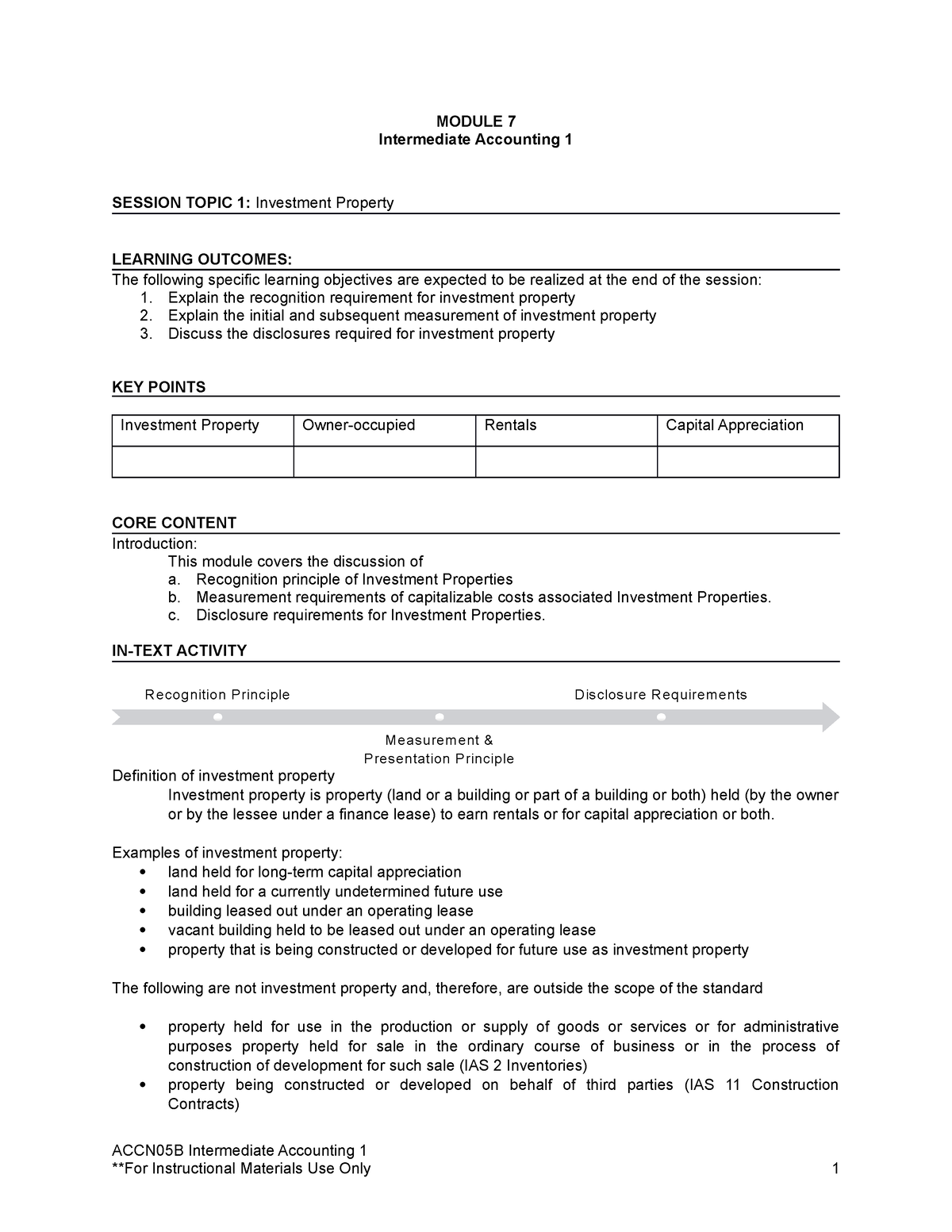 Module 7 - BS ACCOUNTANCY STUDENTS PADAYON - MODULE 7 Intermediate ...