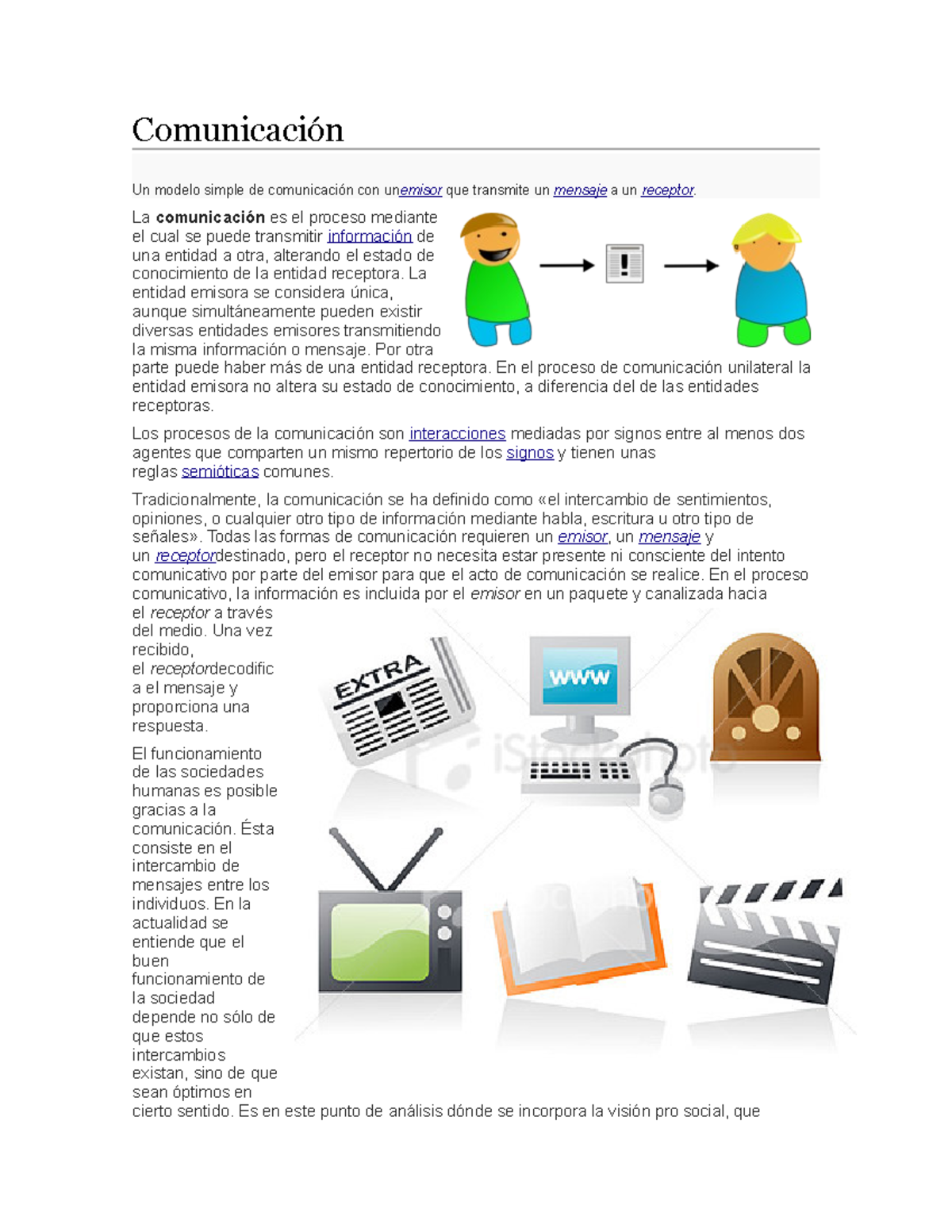 245042687-Comunicacion - Comunicación Un Modelo Simple De Comunicación ...