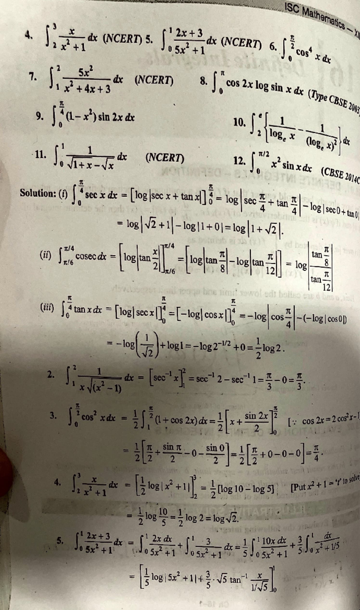 Definite Integrals - Foundation Mathematics - Studocu