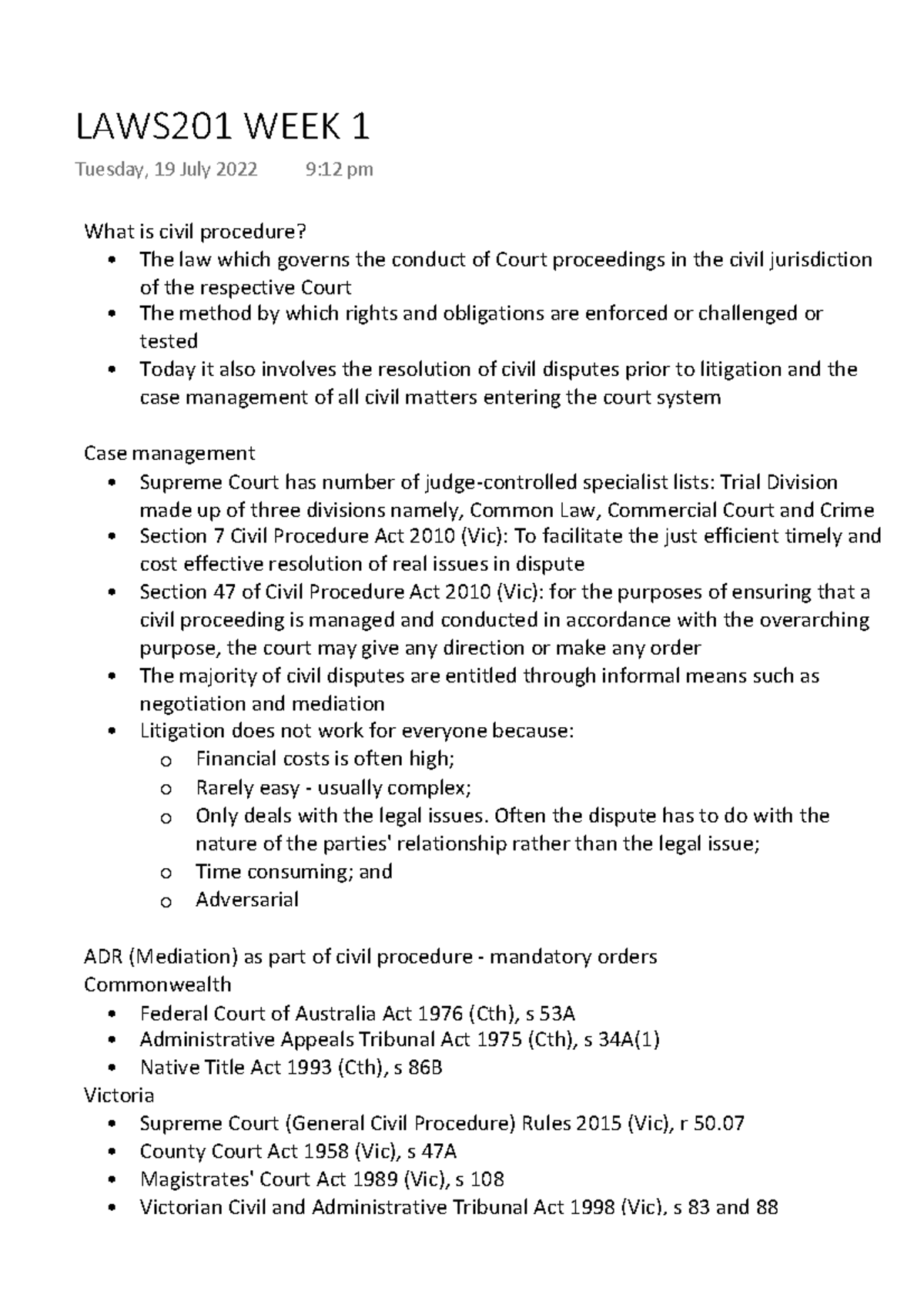 laws201-lecture-notes-what-is-civil-procedure-the-law-which-governs