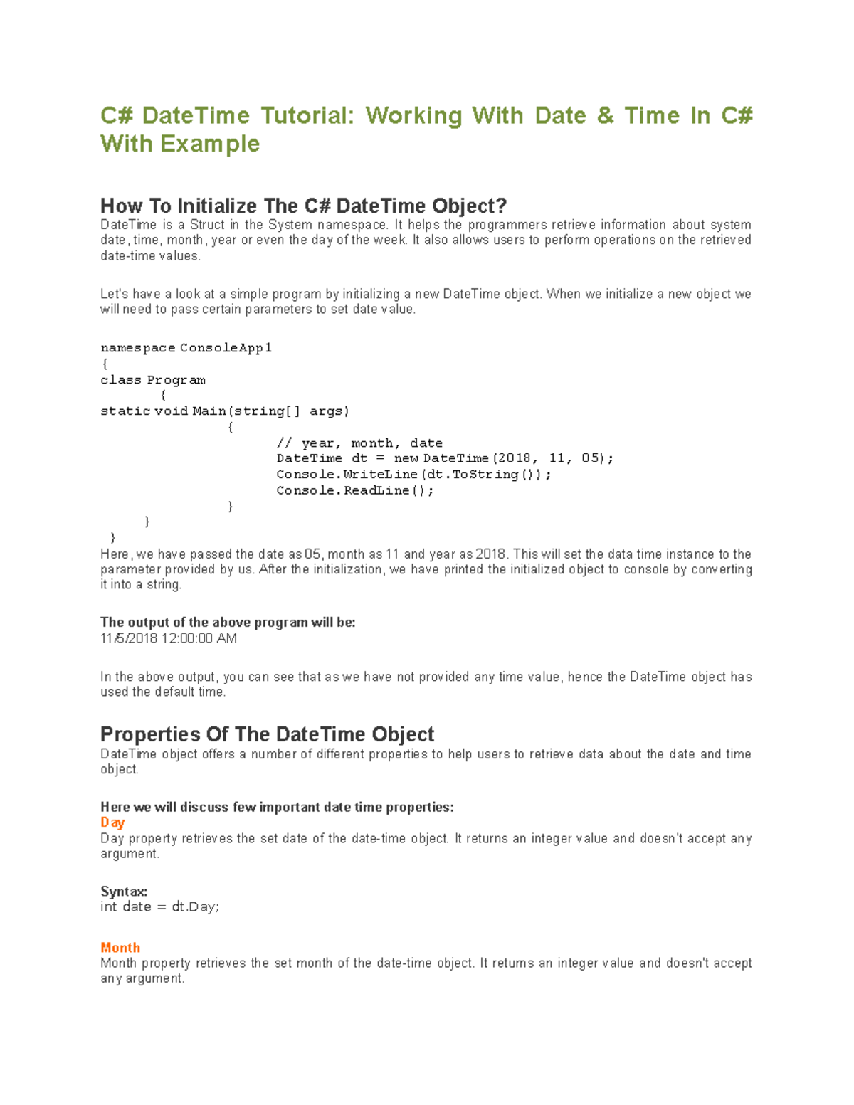 c-date-time-tutorial-working-with-date-time-in-c-with-example-c