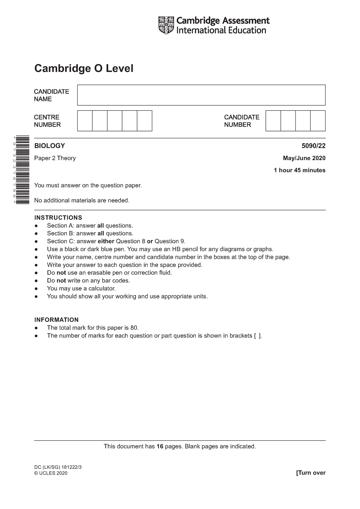 5090-s20-qp-22-o-level-biology-cambridge-o-level-this-document-has