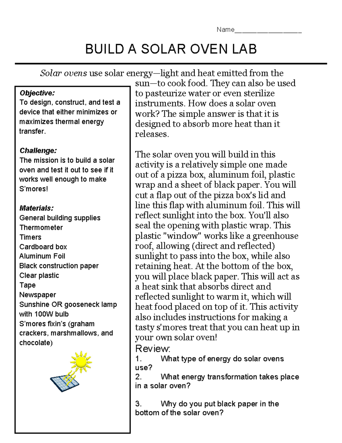 Lab 24 earth Science Regents lab activity Name