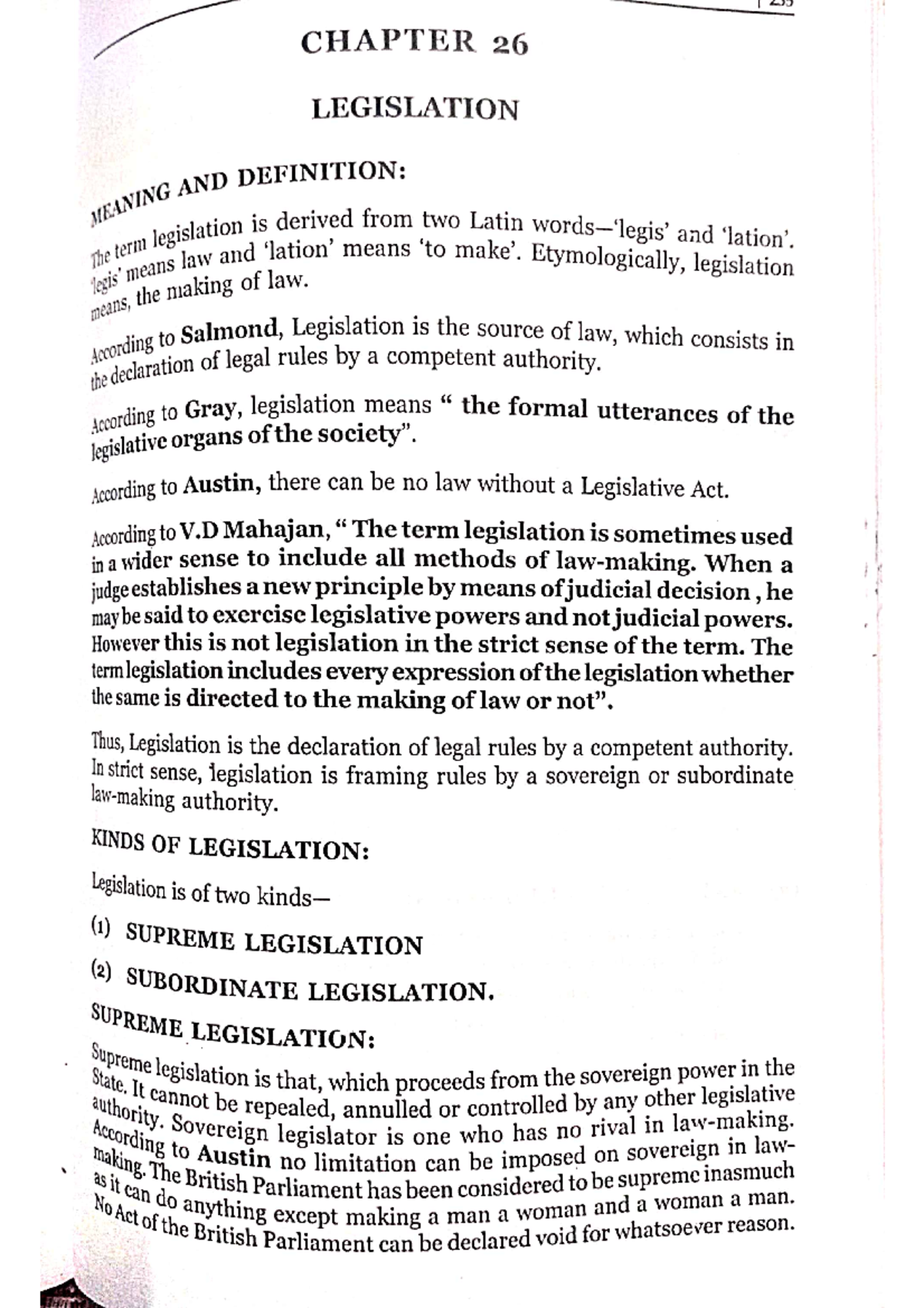 New doc Nov 18, 2022 20 - important question answer - Law Honours - Studocu