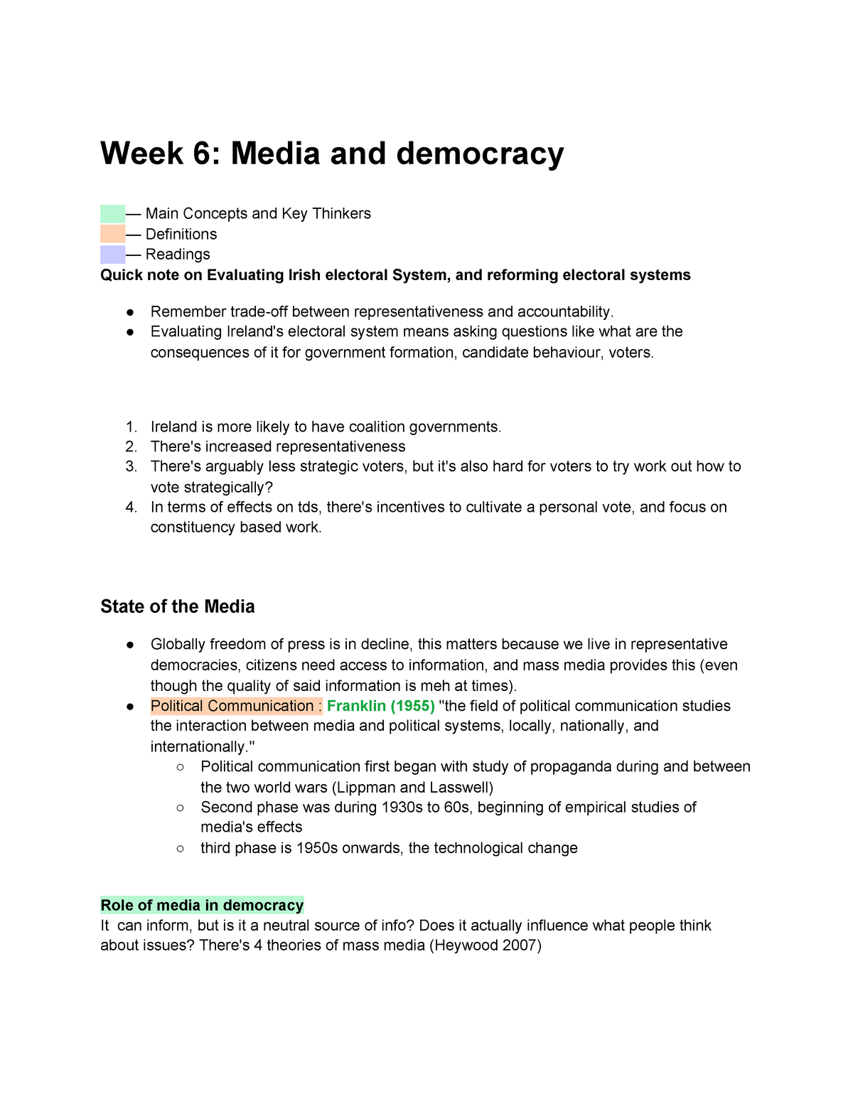 Week 6 Media And Democracy - Week 6: Media And Democracy — Main ...