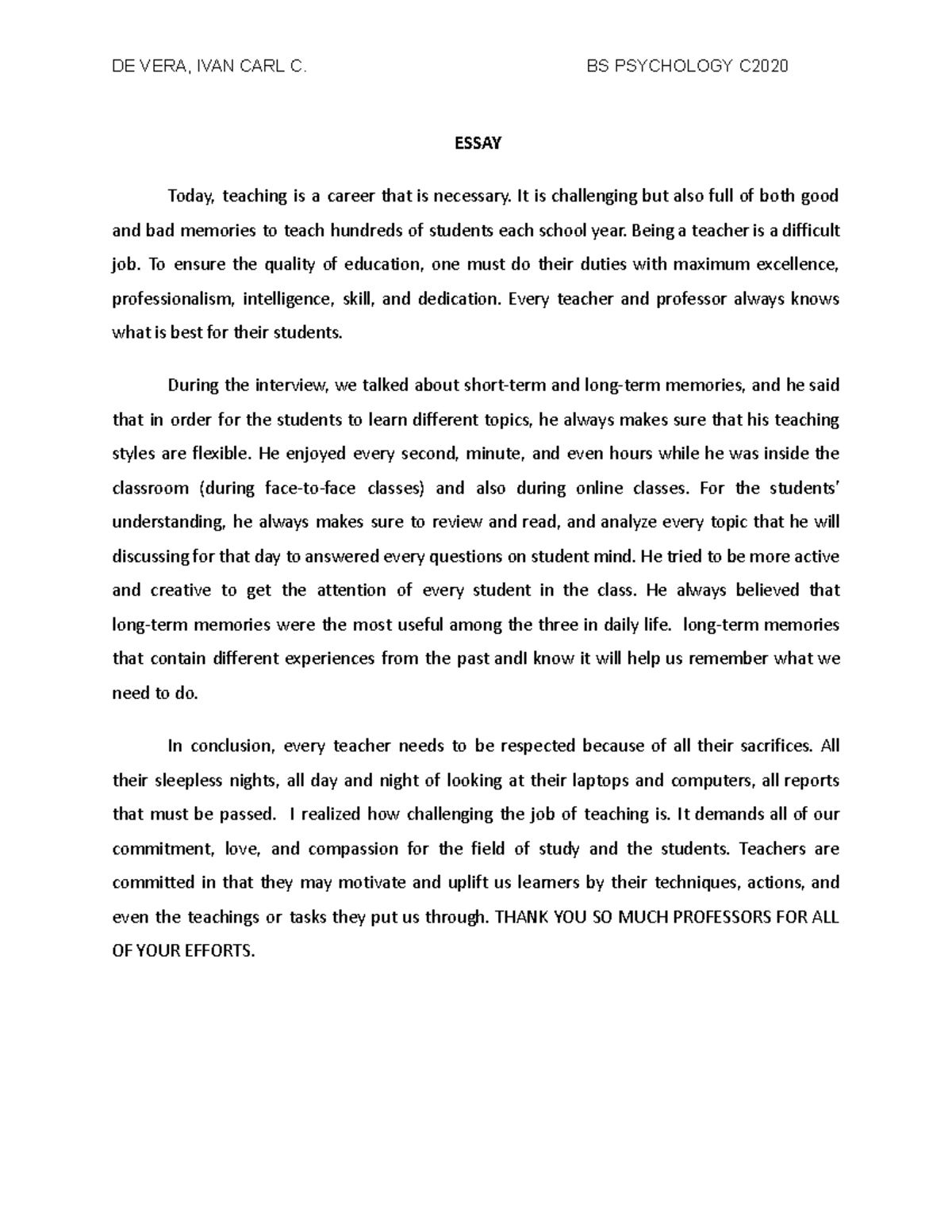 Educational psychology c2020 de vera the information processing